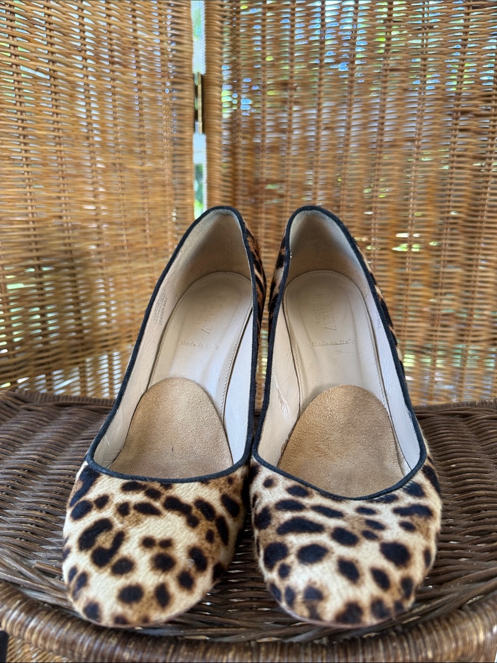 J. Crew Leopard-Print Etta Heel Pumps in Brown and Black - Picture 4 of 4